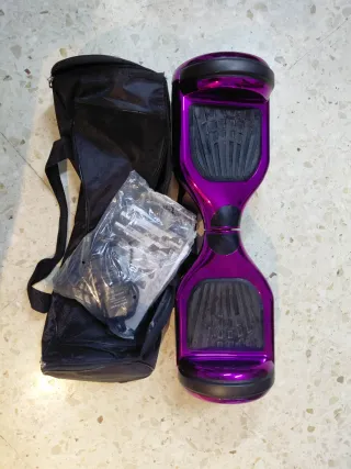 Hoverboard Morado con luces