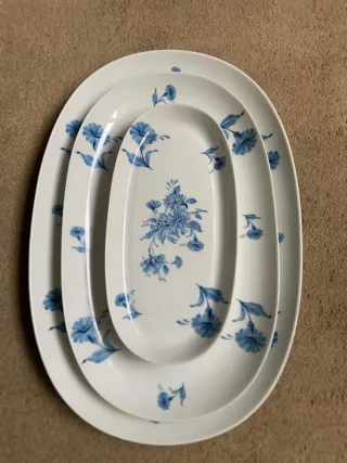 Vajilla Bidasoa Flores Azules Años 60