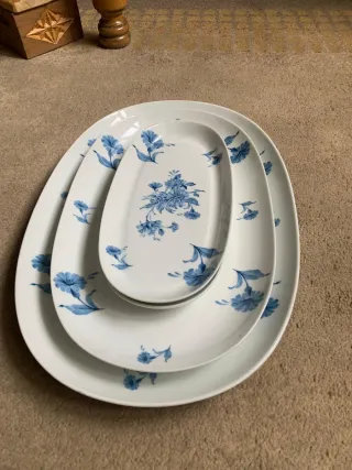 Vajilla Bidasoa Flores Azules Años 60