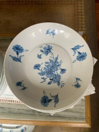 Vajilla Bidasoa Flores Azules Años 60