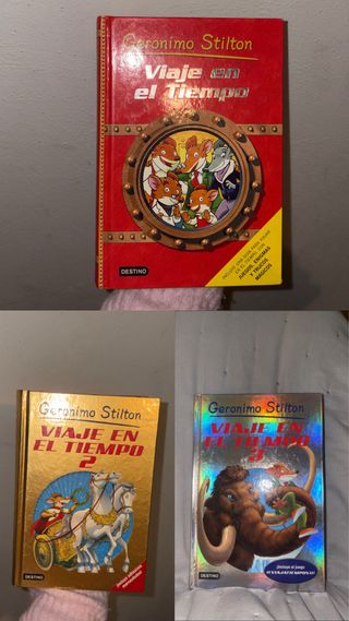Pack de 3 libros de Geronimo Stilton