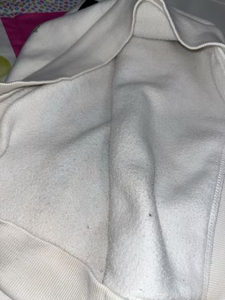 Sudadera blanca con estampado