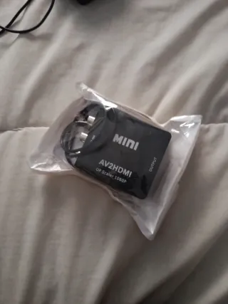 Adaptador AV a HDMI para WII MINI UP Scaler 1080