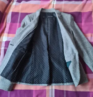 Chaqueta Zara Cuadros Mujer