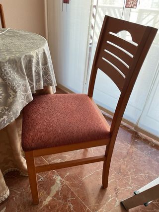 Mesa Comedor Cristal Extensible + Sillas (opción)