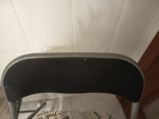 4 Sillas Plegables Estampado Periódico