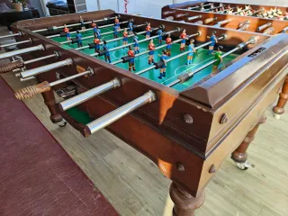 Futbolín de bar madera tamaño grande profesional