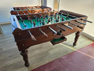 Futbolín de bar madera tamaño grande profesional