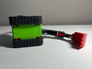 Excavadora Playmobil Verde y Roja