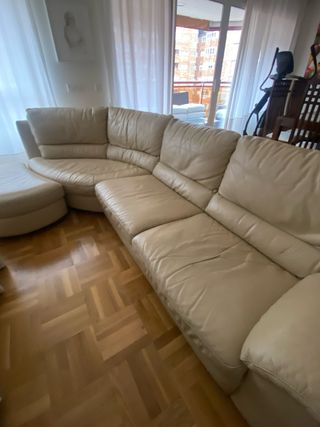 Sofá Natuzzi Piel Beige