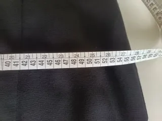 Gonna nera lunga fatta a mano Made in Italy