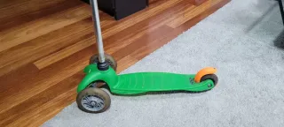 Patinete Micro 3 Ruedas Verde Naranja