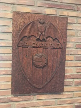 Escudo Valencia C.F. Madera