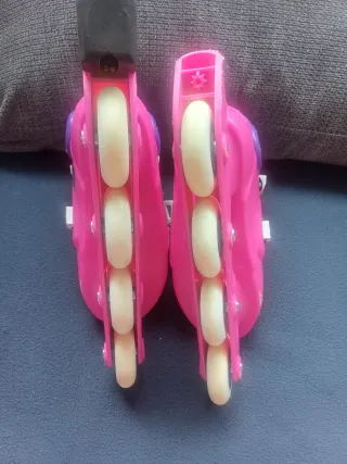 Patines Oxelo Rosas y Morados Talla 30/32