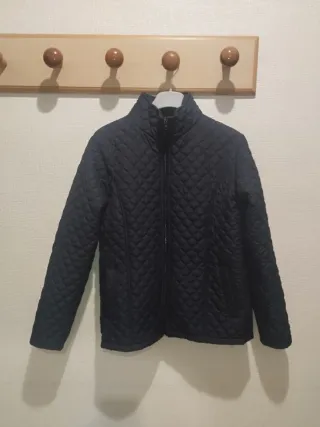 Chaquetón acolchado azul marino