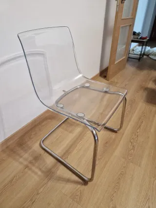 Sillas Tobias Ikea transparentes