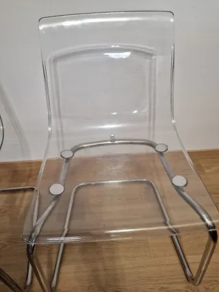 Sillas Tobias Ikea transparentes