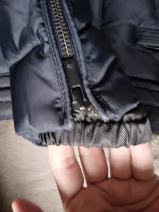 Plumas Pepe Jeans gris con capucha