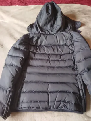 Plumas Pepe Jeans gris con capucha