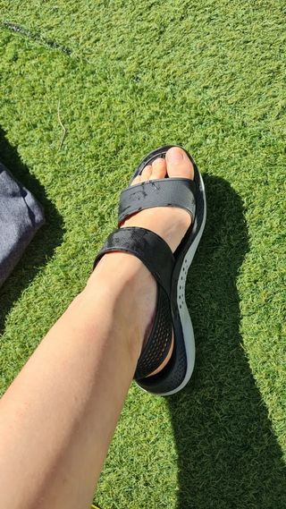 Sandalias Crocs Mujer Negras