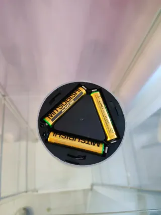 Vitrina de cristal y metal