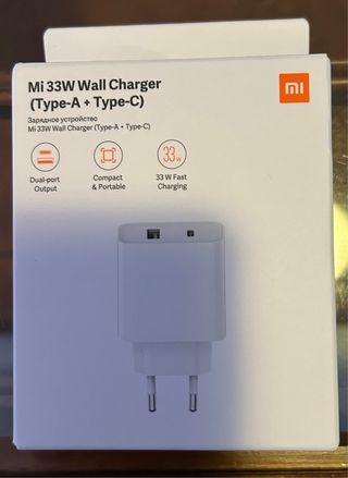 Cargador Xiaomi Mi 33W (Tipo-A + Tipo-C)
