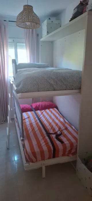 Litera plegable con 2 colchones