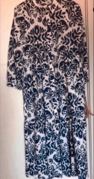 Vestido camisero Zara T.XS