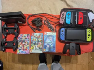 Nintendo Switch + Juegos y Accesorios