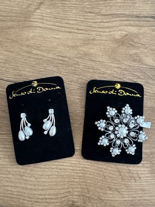 Broche y pendientes Senso di Donna