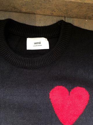Jersey Ami Paris Corazón Rojo Talla S