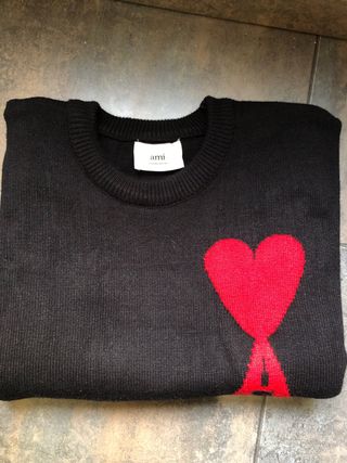 Jersey Ami Paris Corazón Rojo Talla S