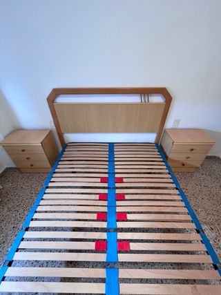 Conjunto Somier, Cabezal y 2 Mesillas