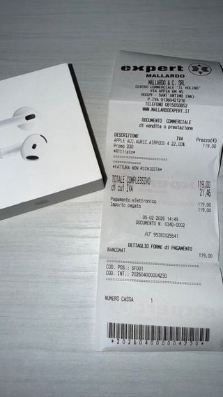 Apple AirPods 4 Nuove