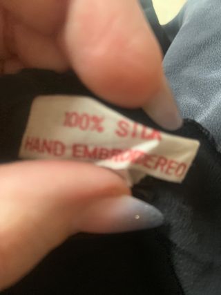 Canotta in pura seta nera