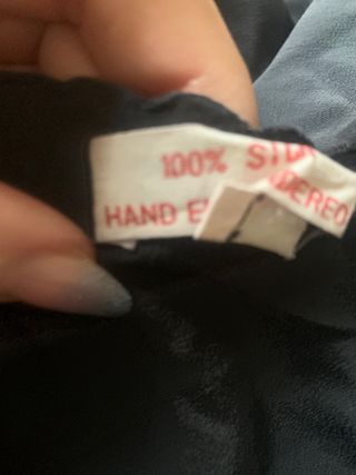 Canotta in pura seta nera