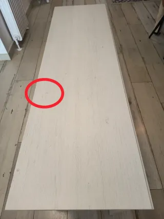 Mueble TV blanco madera IKEA