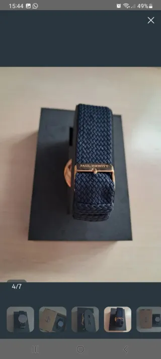 Reloj Paul Hewitt Azul y Dorado