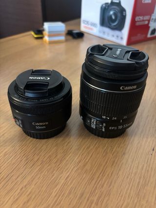 Canon EOS 600D Kit Cámara Reflex + objetivos
