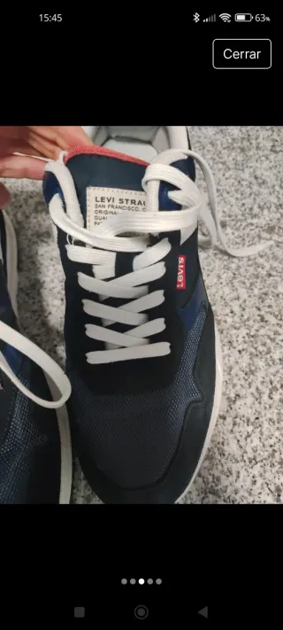 Zapatillas Levi's Azul y Blanco
