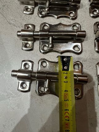 Lote pasador de seguridad para puertas 60mm