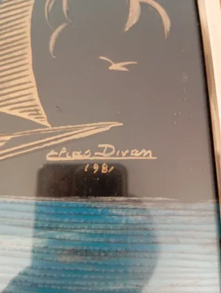 2 Cuadros Elías Diván Barco Marino