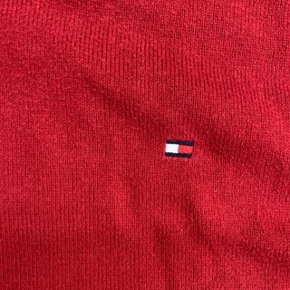 Jersey Tommy Hilfiger V-Neck Rojo