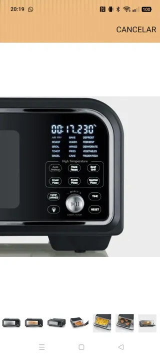 Horno digital Severin para pizza