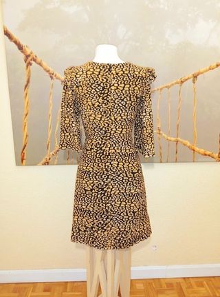 Vestido Zara Estampado Leopardo