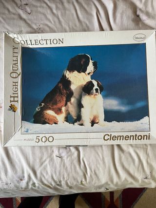 Puzzle Clementoni 500 Piezas Perros San Bernardo