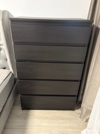 Cómoda Malm 6 cajones 80x123cm