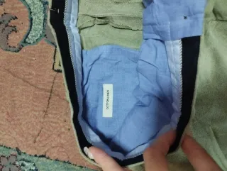 Pantalones Massimo Dutti Beige Hombre