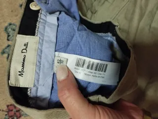 Pantalones Massimo Dutti Beige Hombre