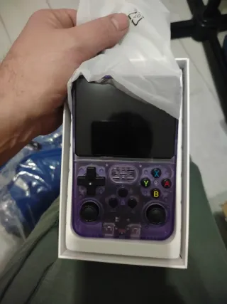 Consola Retro R36S Morada